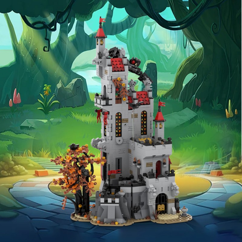 GOBRICKS MOC 191306 Fright Knights - Basil's Manor - YWOBB