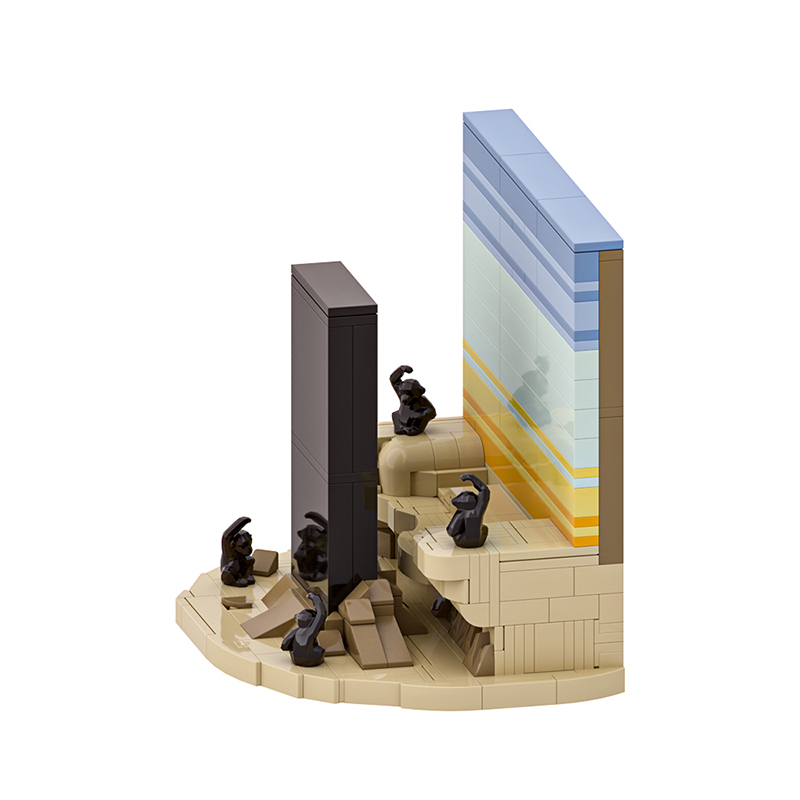 GOBRICKS MOC A1849 A Space Odyssey - YWOBB