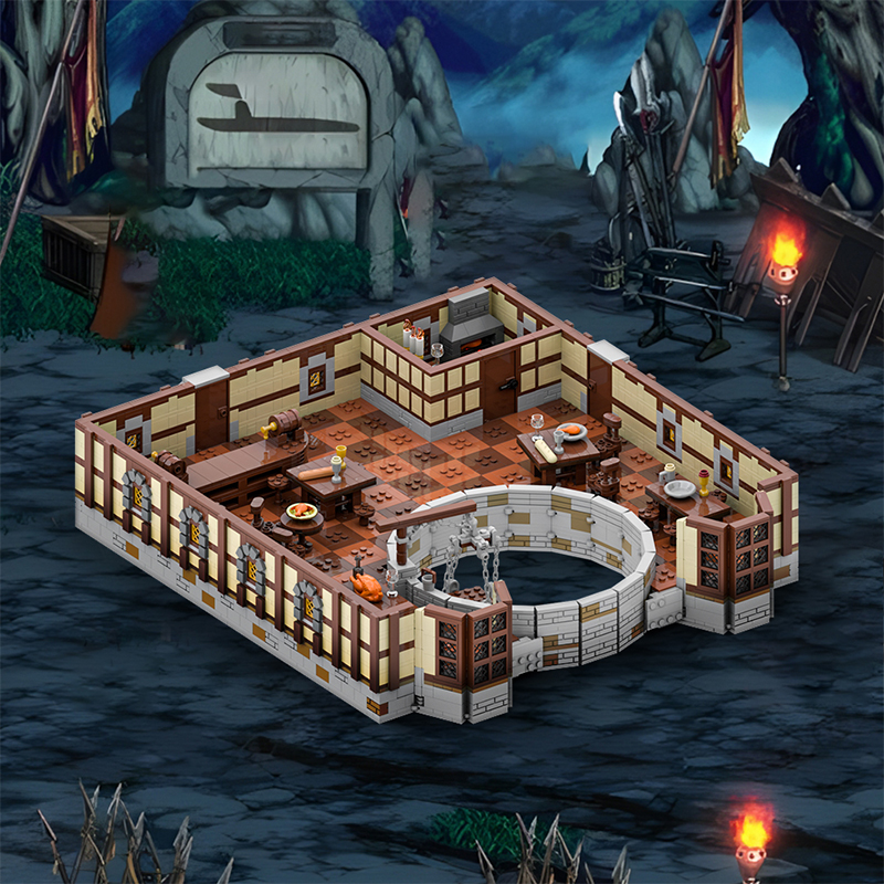 GOBRICKS MOC 202603 Dungeons & Dragons - The Yawning Portal - YWOBB
