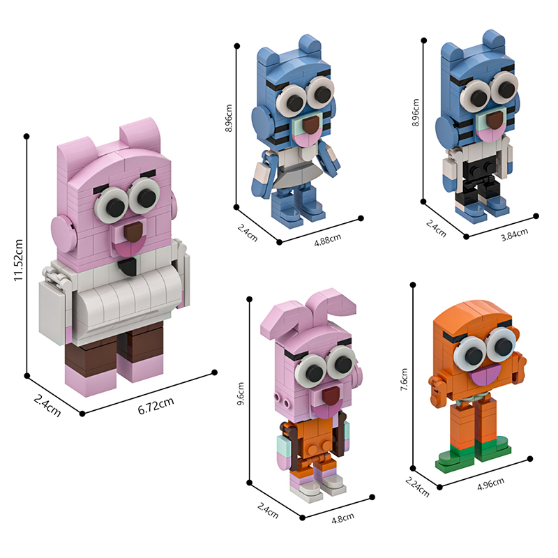 GOBRICKS MOC A1853 The Amazing World of Gumball - YWOBB