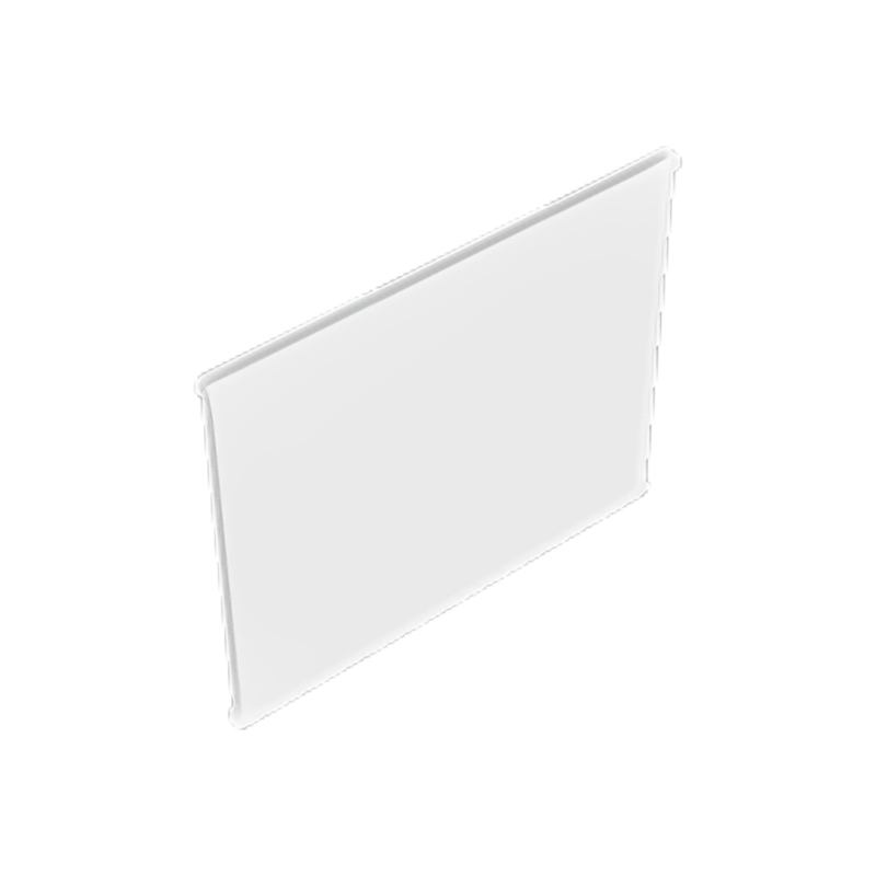 GOBRICKS GDS-90500 Glass for Window 1 x 6 x 6 Flat Front - YWOBB