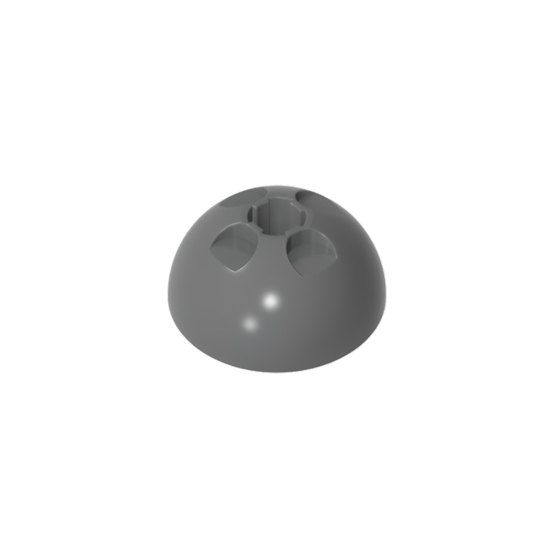 GOBRICKS GDS-90313 Cylinder Hemisphere 3 x 3 Ball Turret - YWOBB