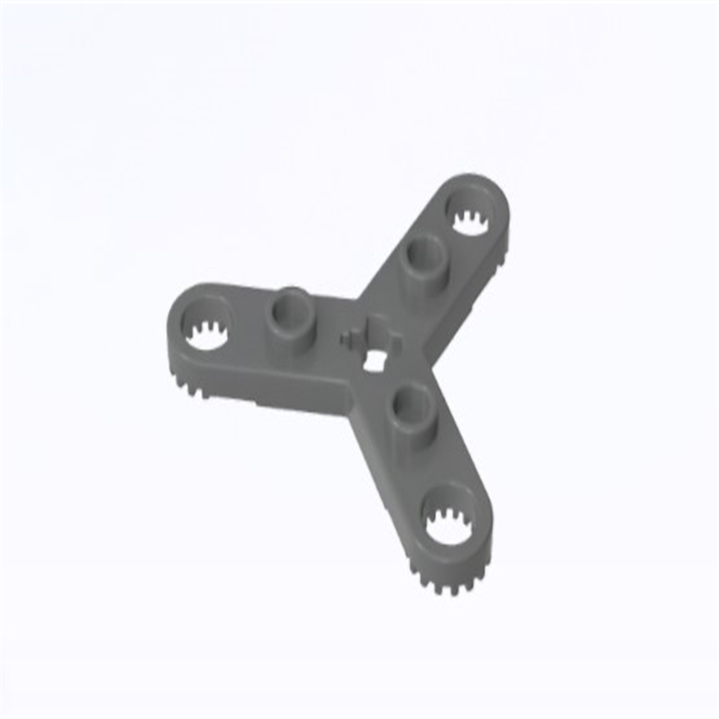 GOBRICKS GDS-90308 The plate rotor has 3 blades with tooth ends and 3 studs - YWOBB