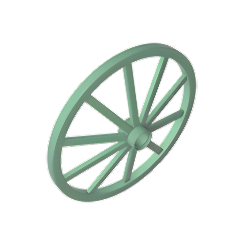 GOBRICKS GDS-90354 Wheel Wagon 56mm - YWOBB