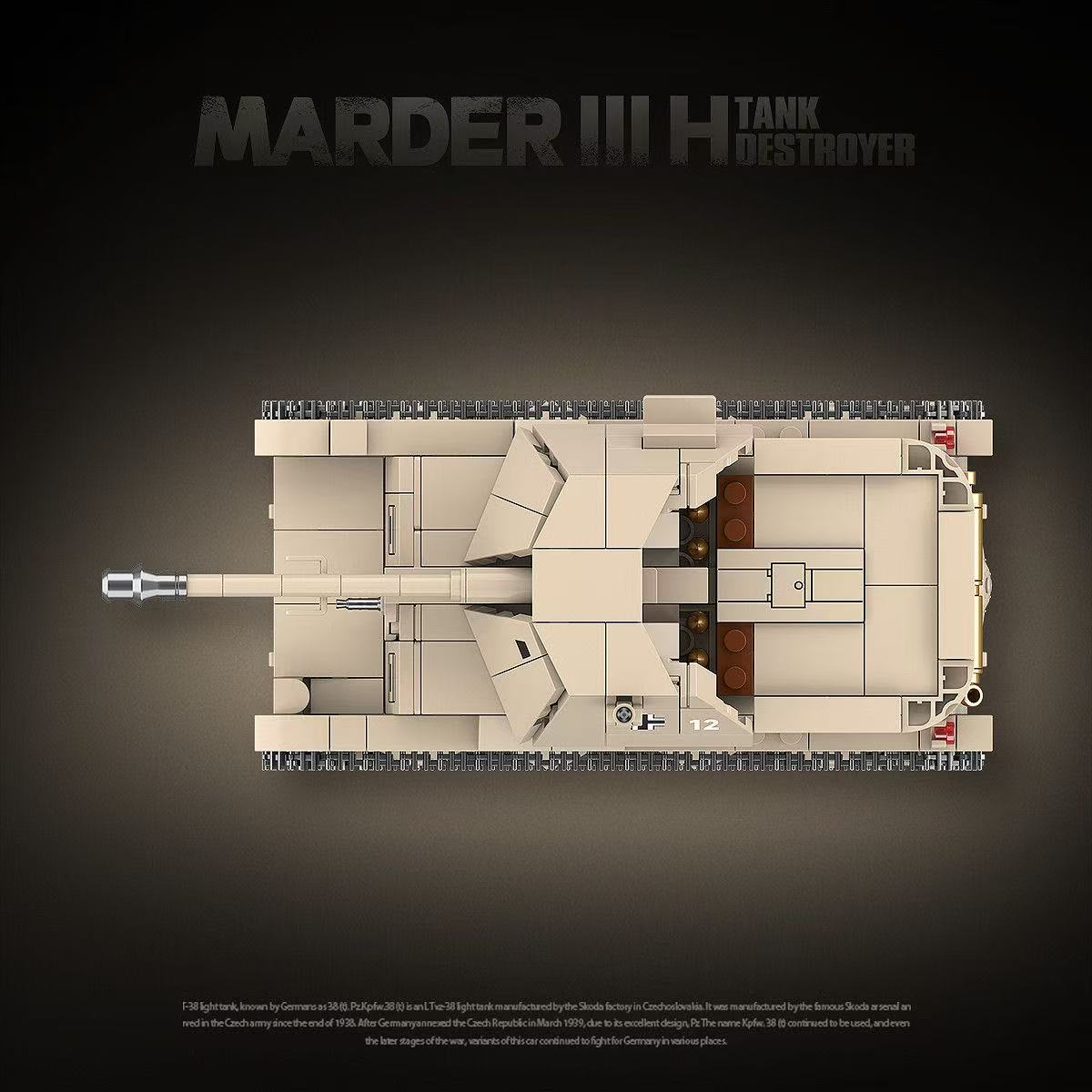 Quan Guan 100295 Marder III H Tank Destroyer - YWOBB