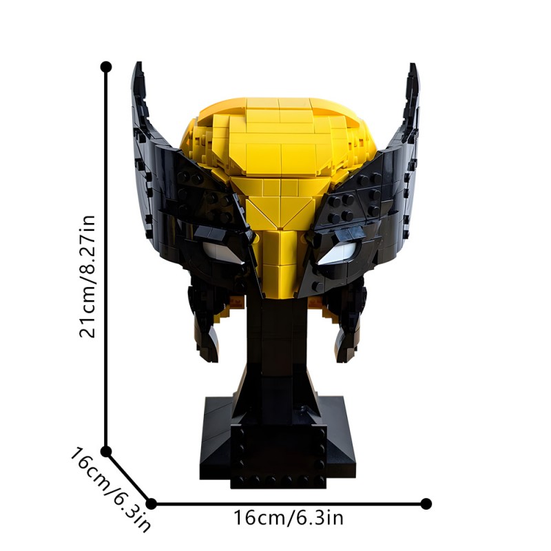 GOBRICKS MOC 204062 Wolverine Cowl - YWOBB