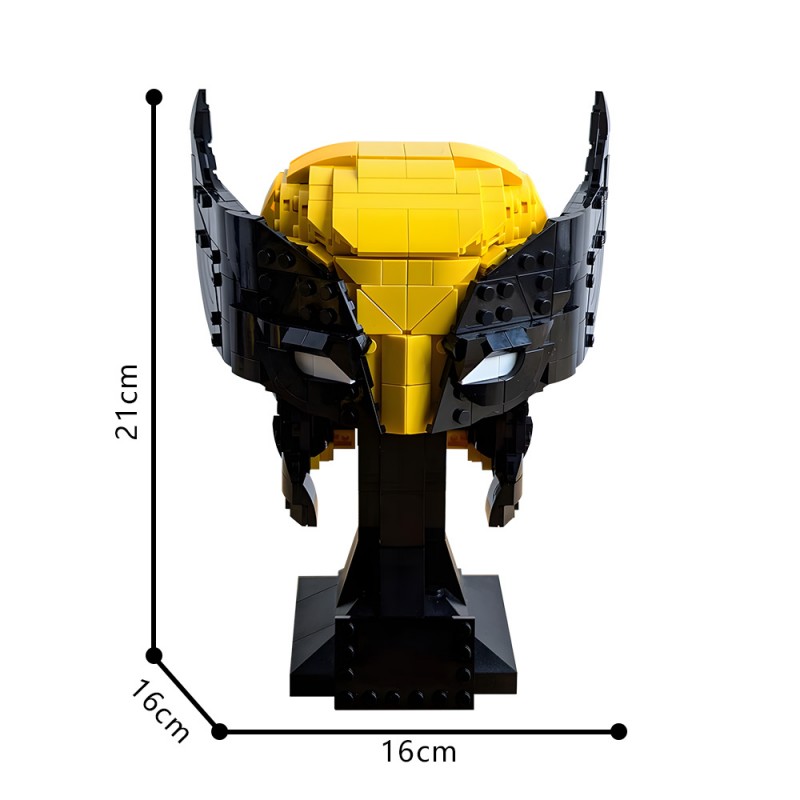 GOBRICKS MOC 204062 Wolverine Cowl - YWOBB