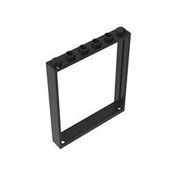 GOBRICKS GDS-90443 Window 1 x 6 x 6 Flat Front - YWOBB