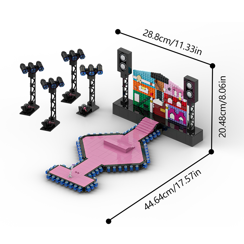 GOBRICKS MOC A1848 Taylor Swift: The Eras Tour - YWOBB