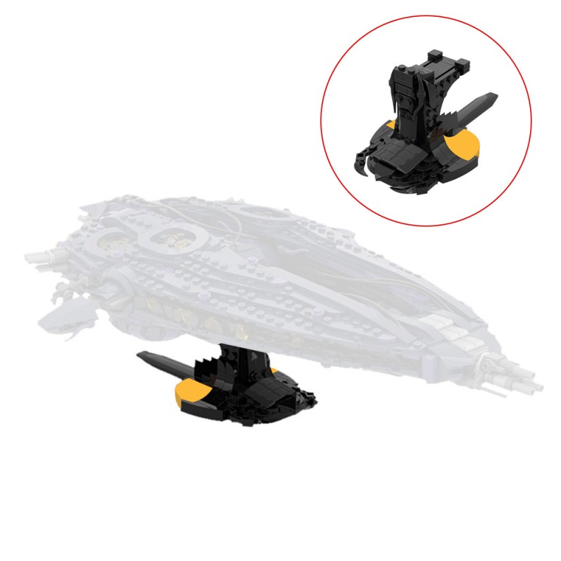 GOBRICKS MOC 180039 Wraith Hive Ship - Display Stand - YWOBB