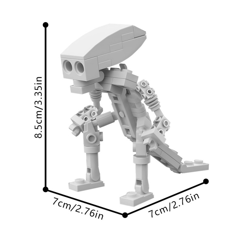 GOBRICKS MOC 203201 Skeleton Alien - YWOBB