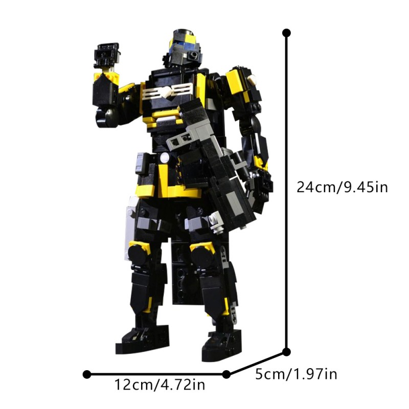 GOBRICKS MOC 202950 Helldivers B-01 Tactical Armor - Helldivers 2 - YWOBB