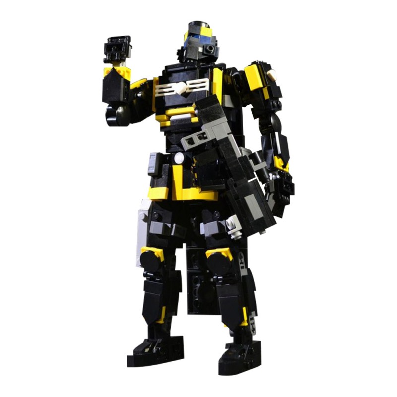 GOBRICKS MOC 202950 Helldivers B-01 Tactical Armor - Helldivers 2 - YWOBB