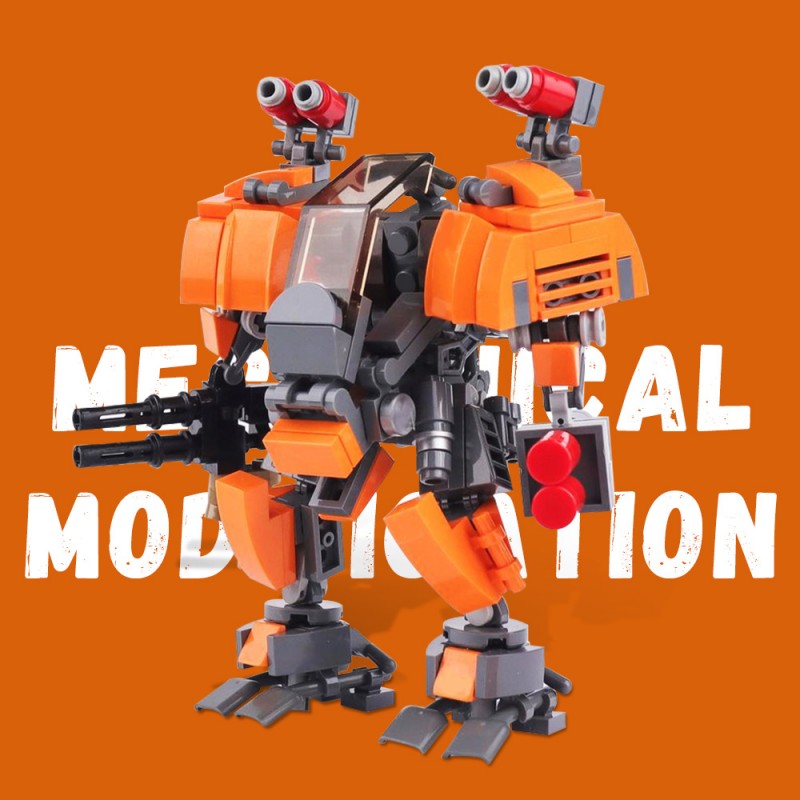 GOBRICKS MOC 197962 Uplink Mech revamp - YWOBB