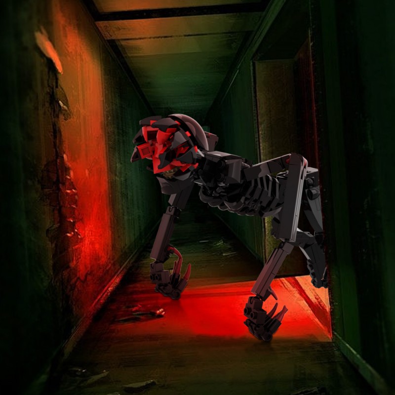 GOBRICKS MOC A1768 a quiet place day Death Angels - YWOBB