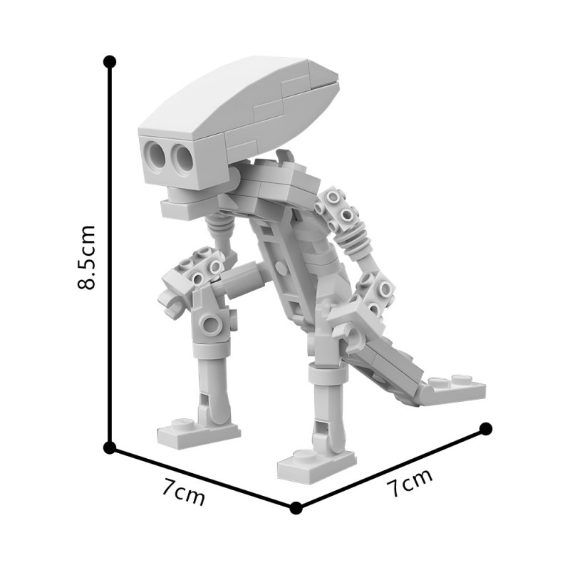 GOBRICKS MOC 203201 Skeleton Alien - YWOBB