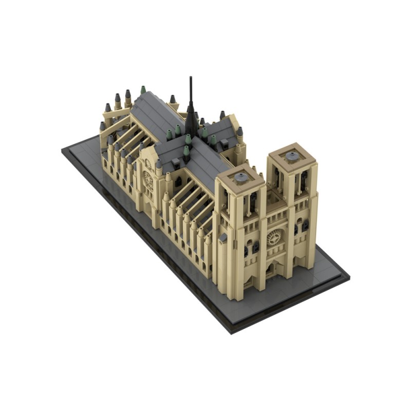 GOBRICKS MOC A1755 Notre Dame Cathedral - YWOBB