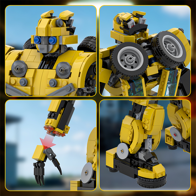 GOBRICKS MOC 190492 Bumblebee 2018 Bumblebee - Alternate Build - YWOBB