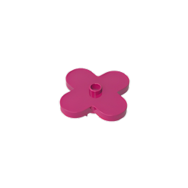 GOBRICKS GDS-90324 Plant Flower 4 x 4 Rounded Petals - YWOBB