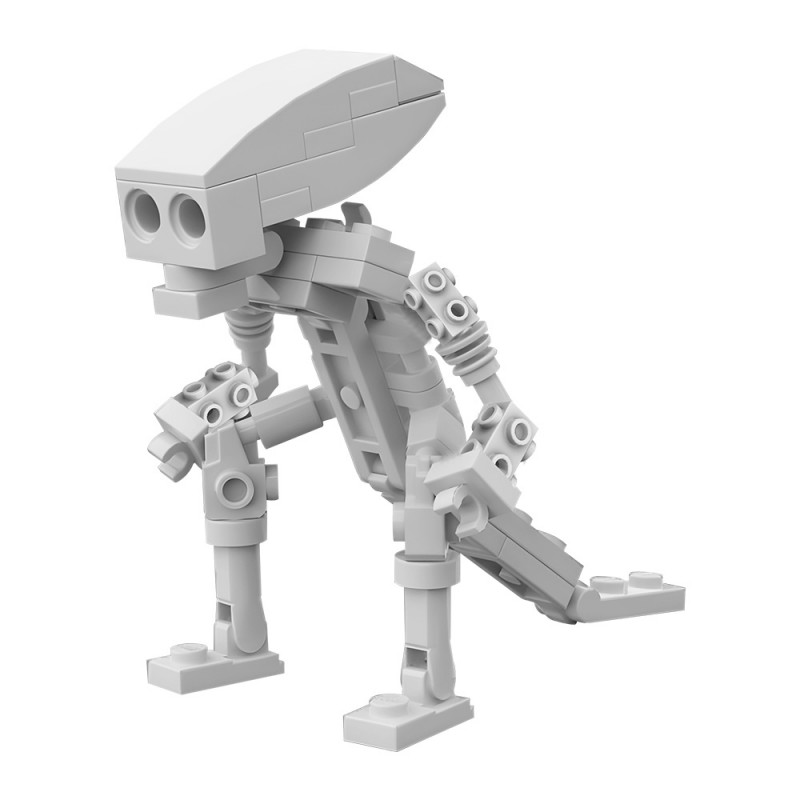 GOBRICKS MOC 203201 Skeleton Alien - YWOBB