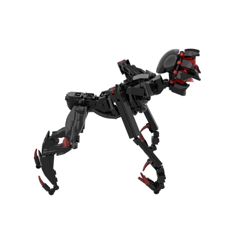 GOBRICKS MOC A1768 a quiet place day Death Angels - YWOBB