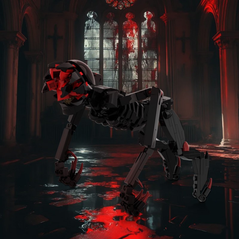 GOBRICKS MOC A1768 a quiet place day Death Angels - YWOBB