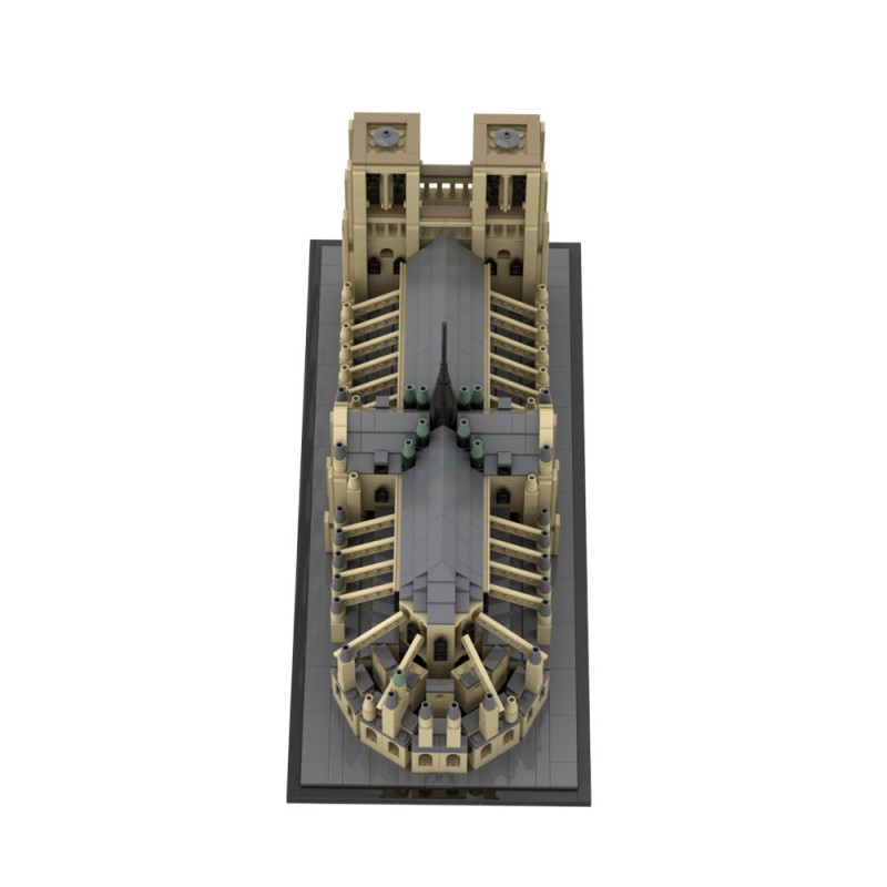 GOBRICKS MOC A1755 Notre Dame Cathedral - YWOBB