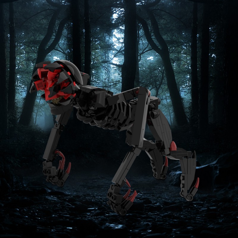 GOBRICKS MOC A1768 a quiet place day Death Angels - YWOBB