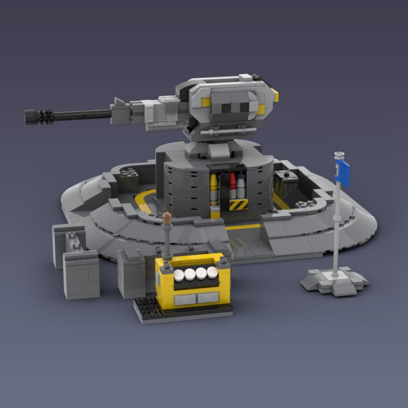 GOBRICKS MOC 182949 Helldivers 2 SEAF artillery - YWOBB
