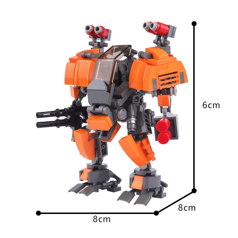 GOBRICKS MOC 197962 Uplink Mech revamp - YWOBB