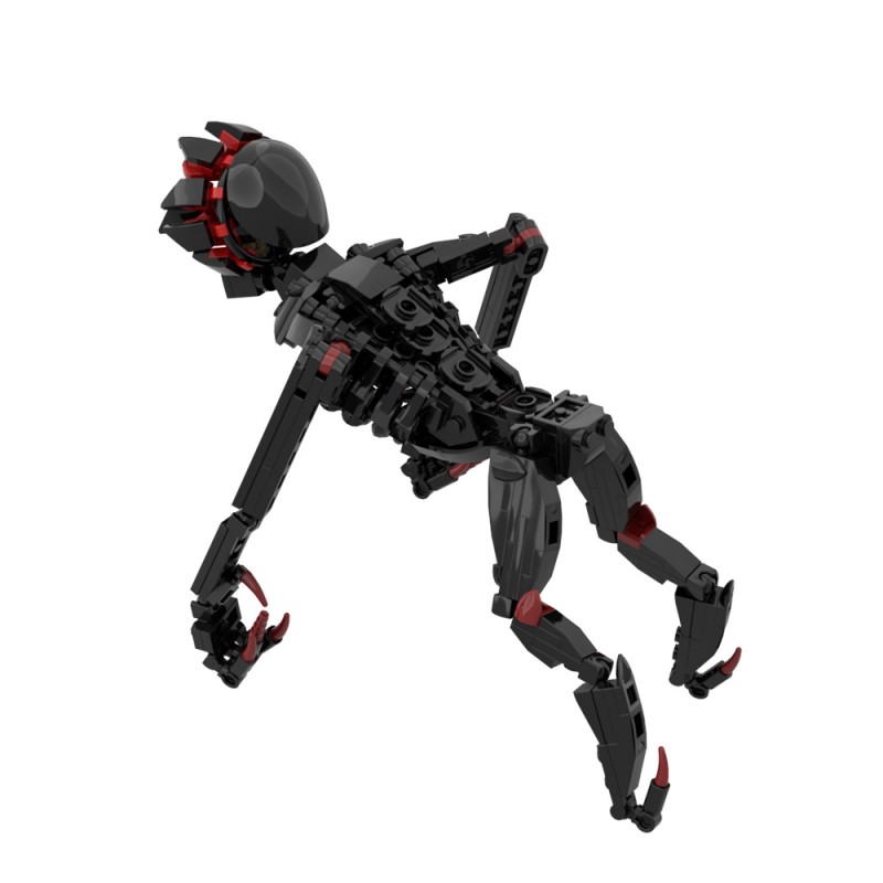 GOBRICKS MOC A1768 a quiet place day Death Angels - YWOBB