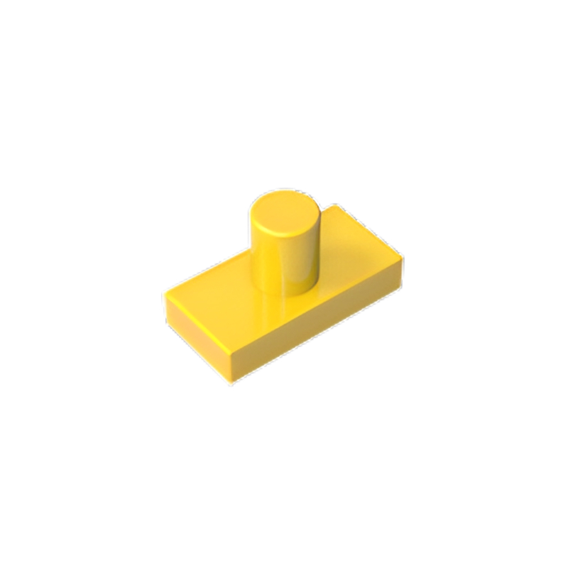 GOBRICKS GDS-90368 Tile Modified 1 x 2 with Minifigure Head Post - YWOBB