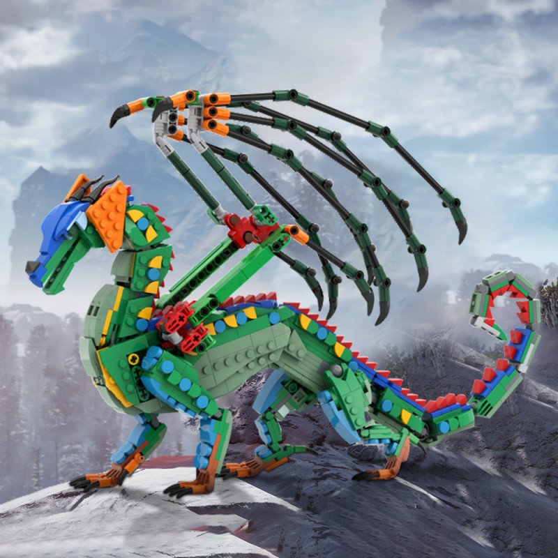 GOBRICKS MOC 197057 RainWing - YWOBB