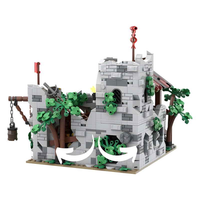 GOBRICKS MOC 193205 Wolfpack Den - YWOBB