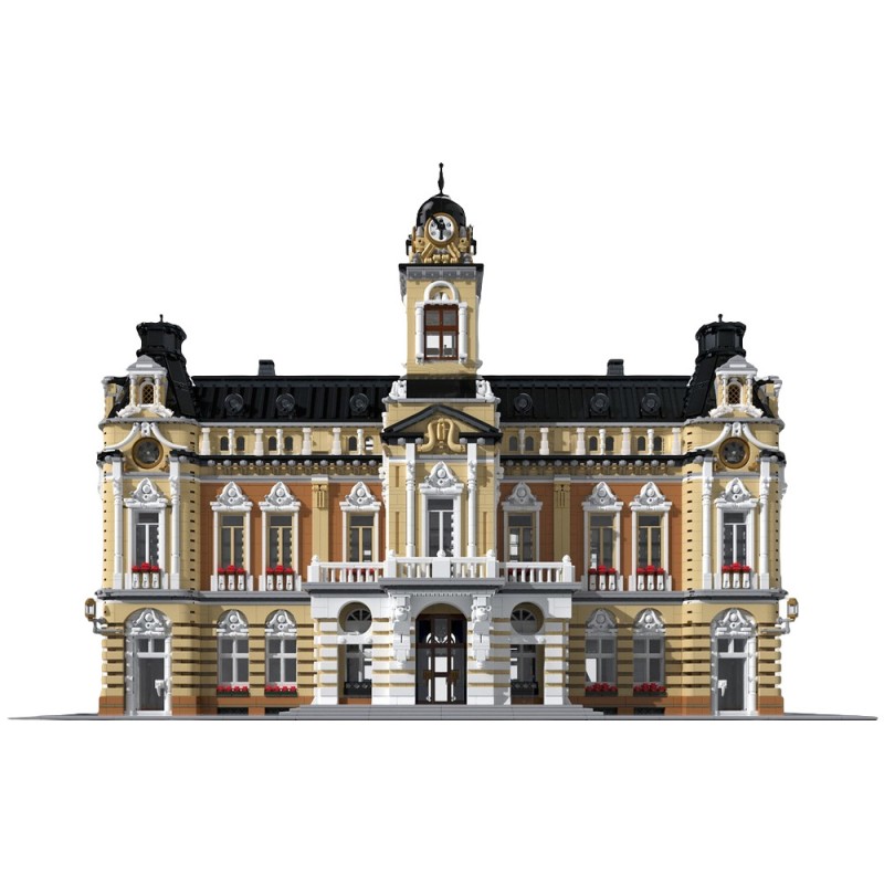 GOBRICKS MOC 197846 Town Hall - YWOBB
