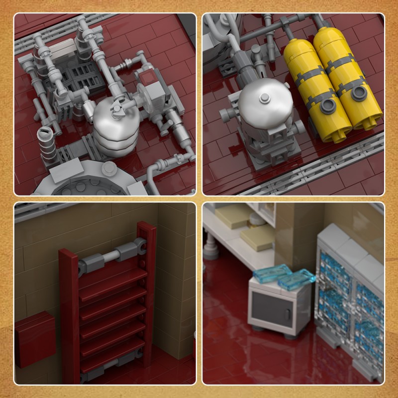 GOBRICKS MOC A1770 The Superlab - Breaking Bad - YWOBB