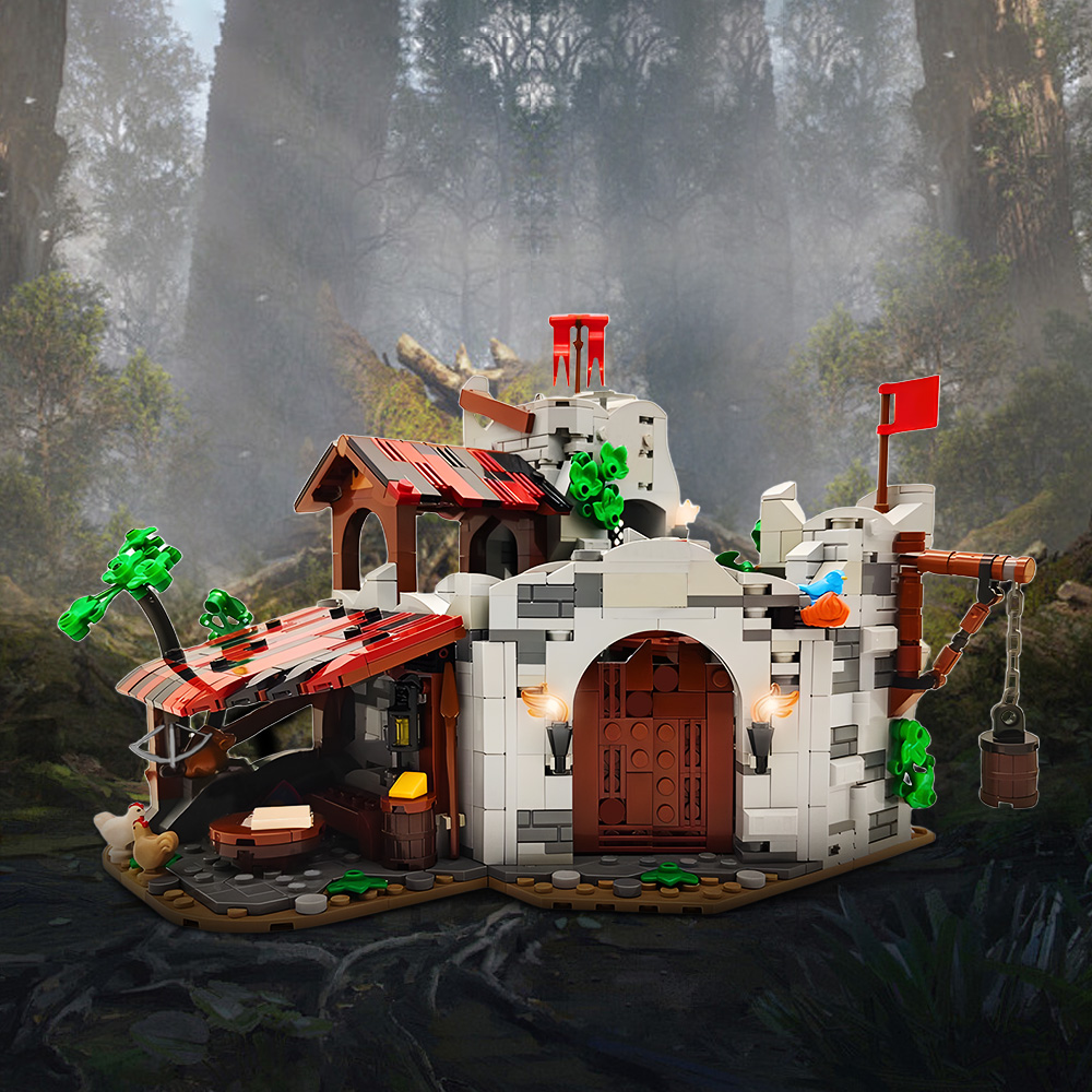 GOBRICKS MOC 193205 Wolfpack Den - YWOBB