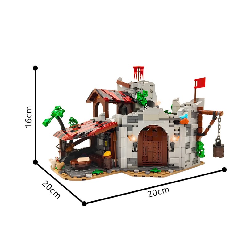GOBRICKS MOC 193205 Wolfpack Den - YWOBB