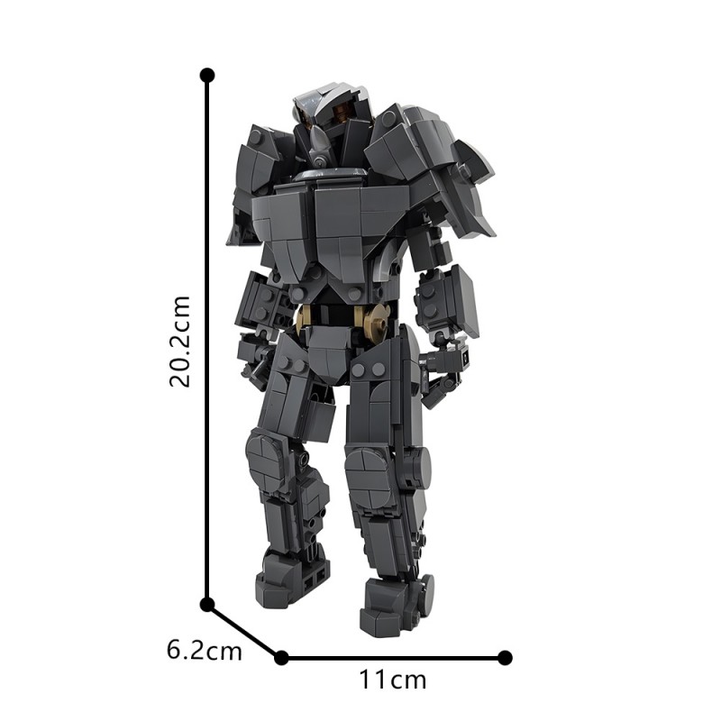 GOBRICKS MOC 183481 Fallout: X-01 Power Armor - YWOBB