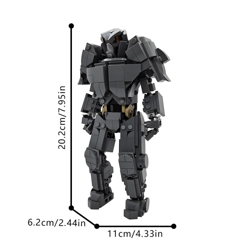 GOBRICKS MOC 183481 Fallout: X-01 Power Armor - YWOBB