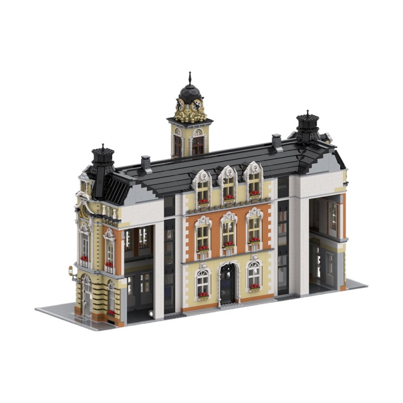 GOBRICKS MOC 197846 Town Hall - YWOBB