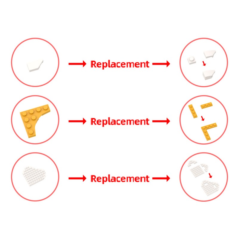 GOBRICKS MOC 183939 Deadpool & Wolverine Friendship Necklace - YWOBB