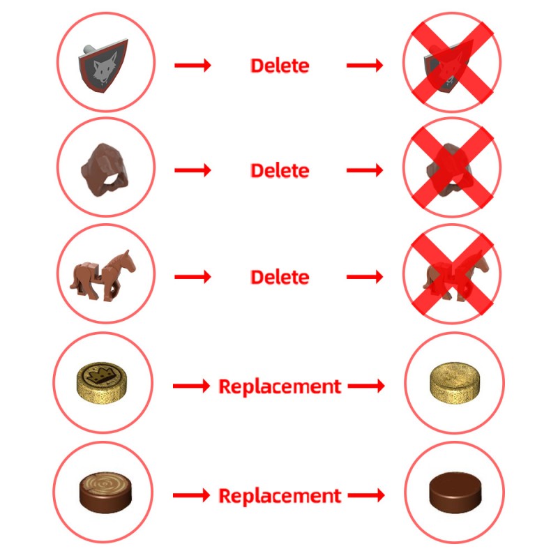 GOBRICKS MOC 193205 Wolfpack Den - YWOBB