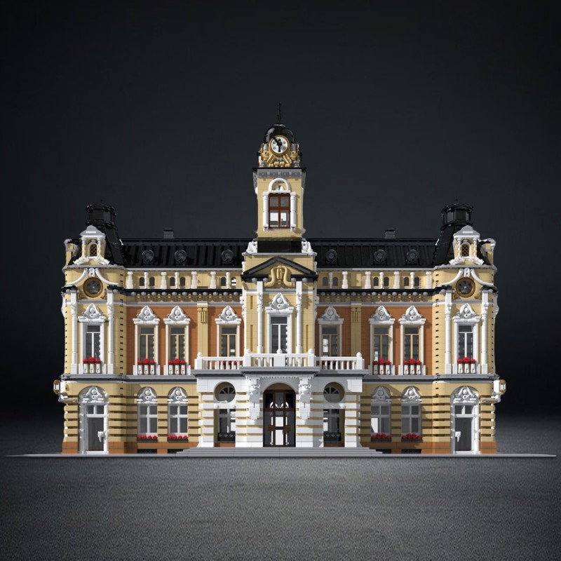 GOBRICKS MOC 197846 Town Hall - YWOBB