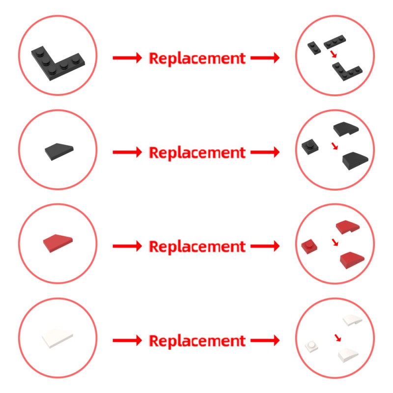 GOBRICKS MOC 183939 Deadpool & Wolverine Friendship Necklace - YWOBB