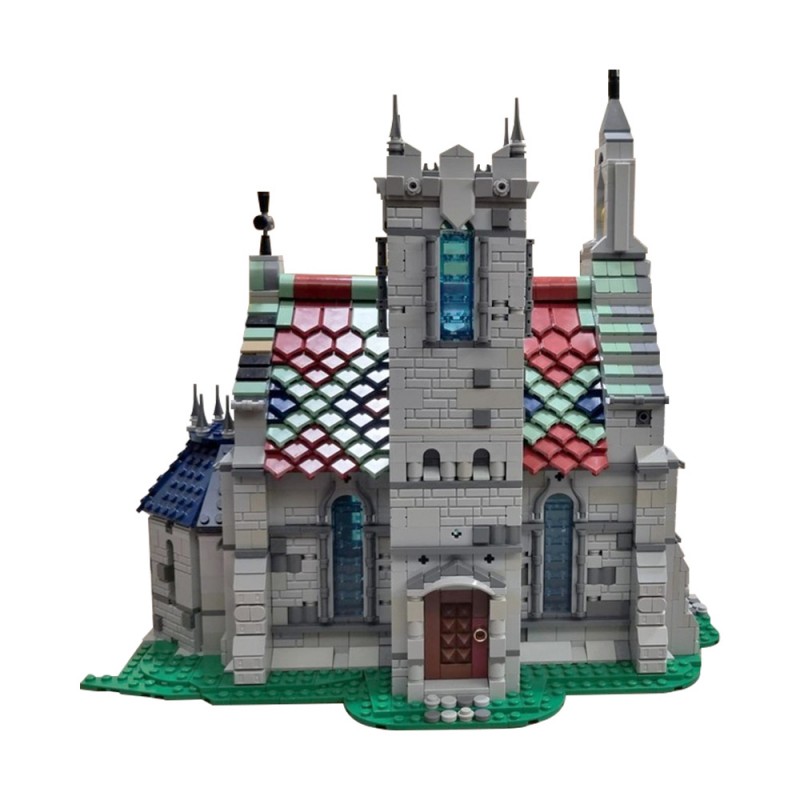 GOBRICKS MOC 198172 The Old Church - YWOBB