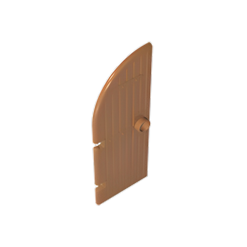 GOBRICKS GDS-90436 Door 1 x 3 x 6 Curved Top - YWOBB