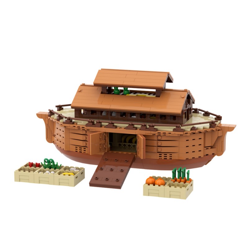 GOBRICKS MOC A1793Y01 Noah's Ark - YWOBB