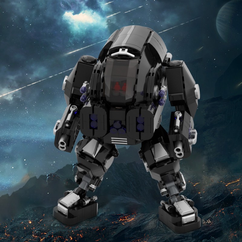 GOBRICKS MOC A1757 Goliath Mech - YWOBB