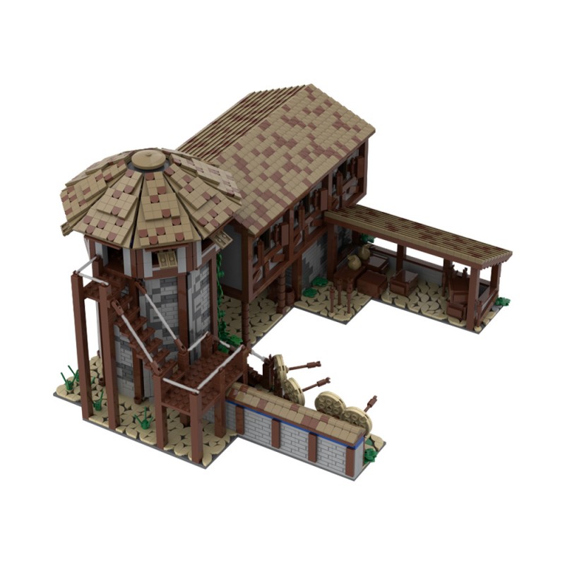 GOBRICKS MOC 200427 Age of Empires - Archery Range - YWOBB